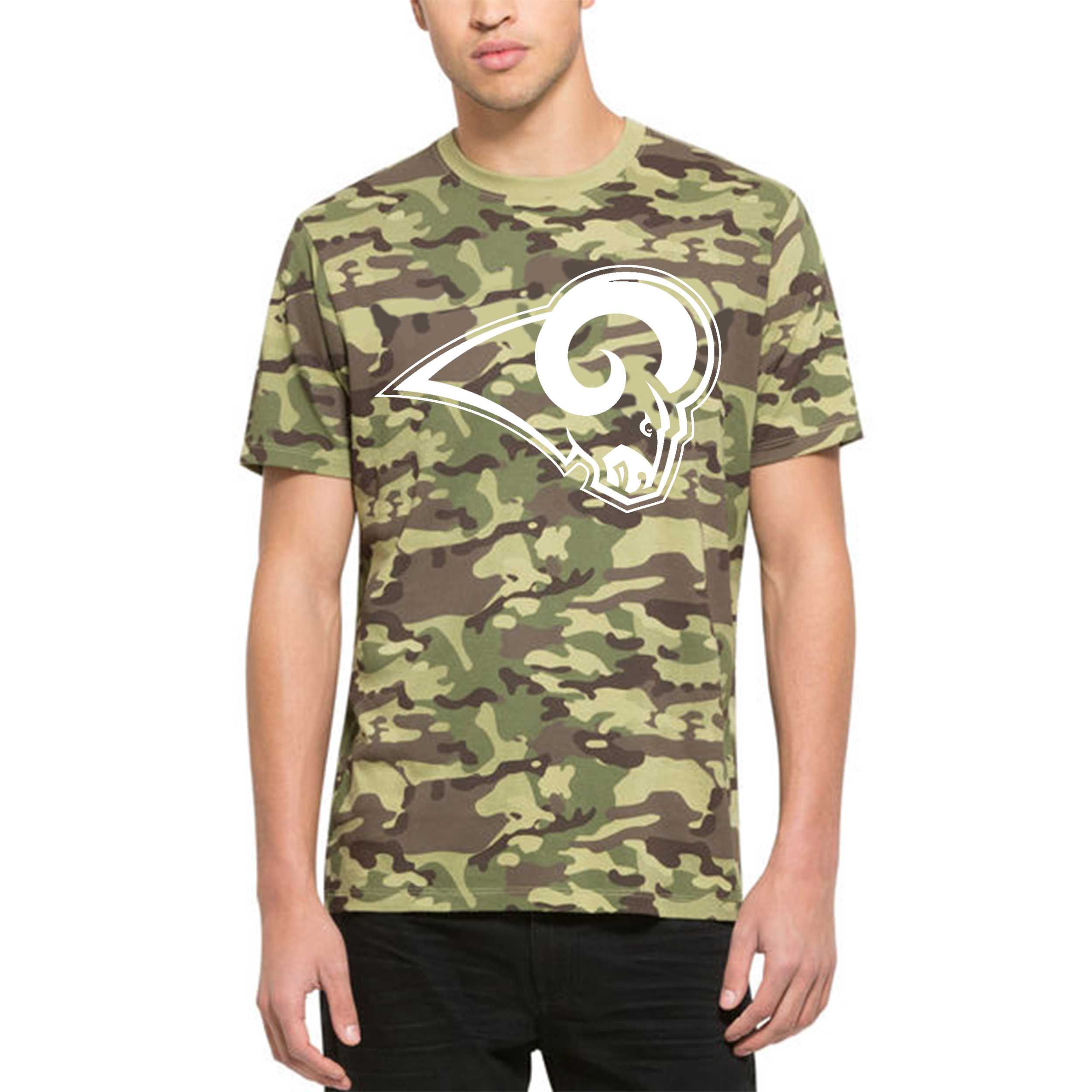 Men's Los Angeles Rams '47 Alpha Men's T Shirt Camo,We sell and wholesale Men's Los Angeles Rams '47 Alpha Men's T Shirt Camo on line form chian!
